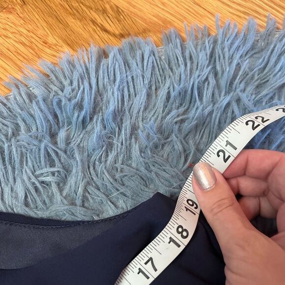 Anthropologie BHLDN Navy Blue Dress Halter-Neck Size L Maxi Bridesmaid - Picture 3 of 8